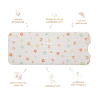 illustration avantages tapis de bain le floral tapilou