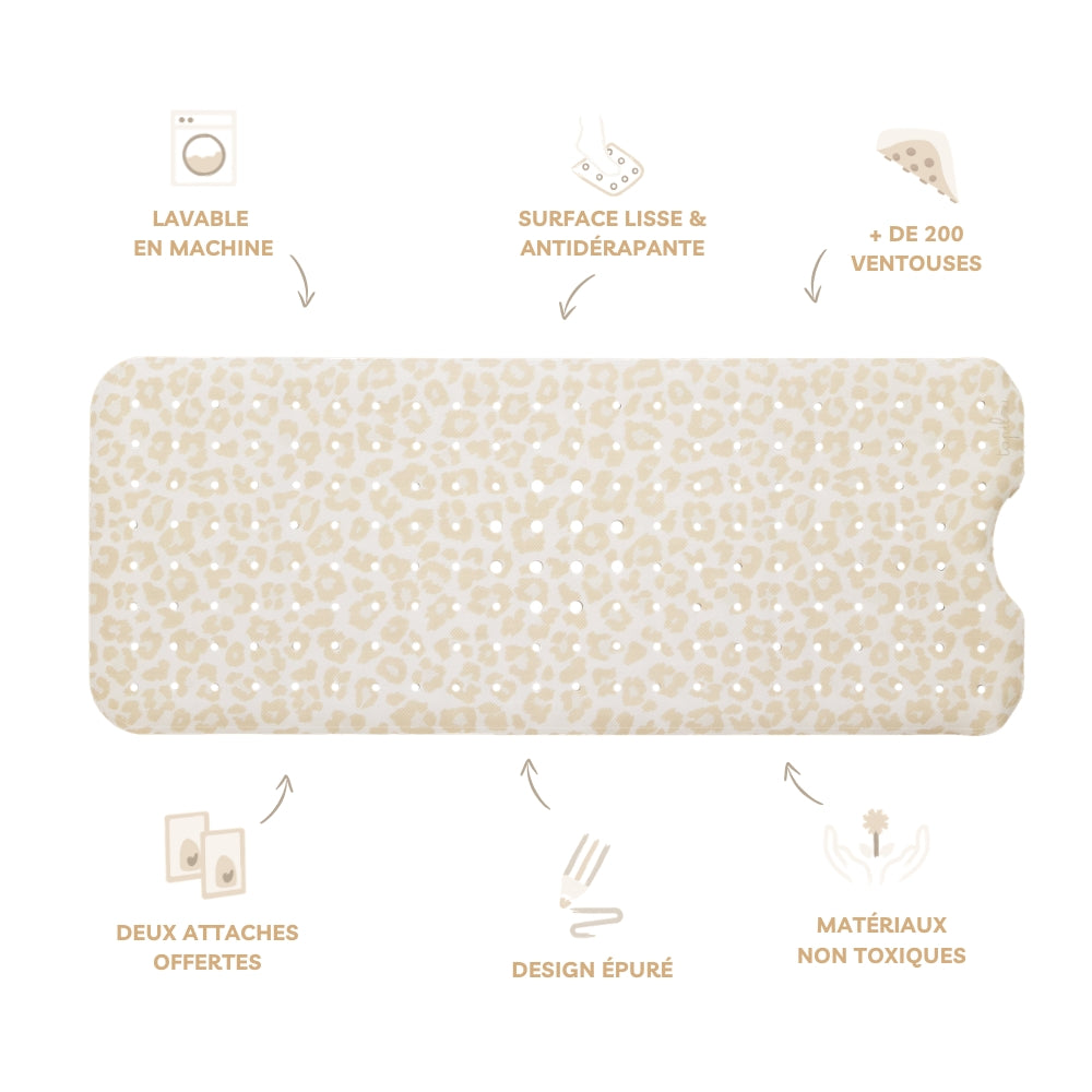illustration avantages tapis de bain le léo tapilou