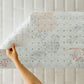 tapis de bain bubulle avec vue des ventouses
