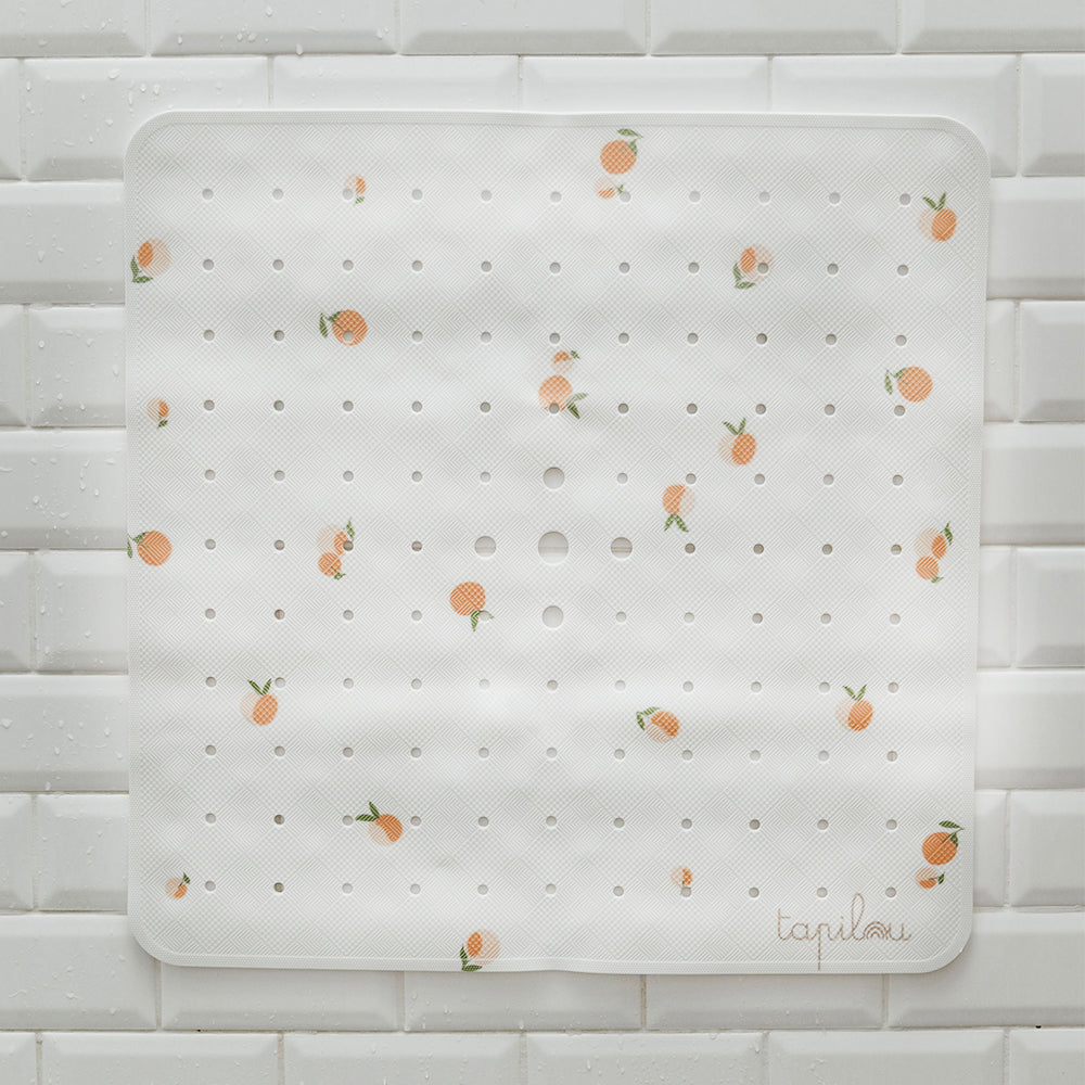 tapis de douche motif pêche minimaliste tapilou