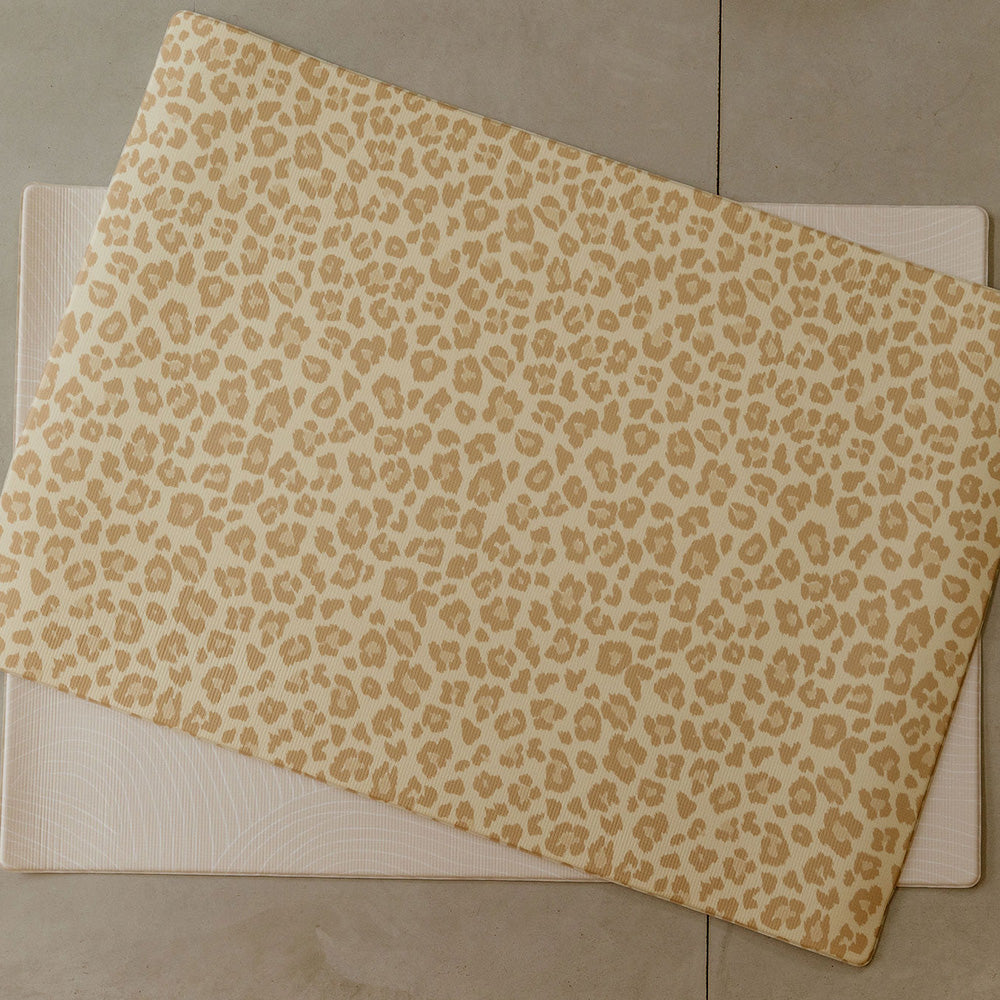 tapis de jeu réversible léopard tapilou
